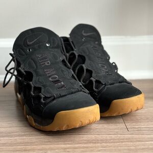 Nike Air More Money Black gum size 10.5